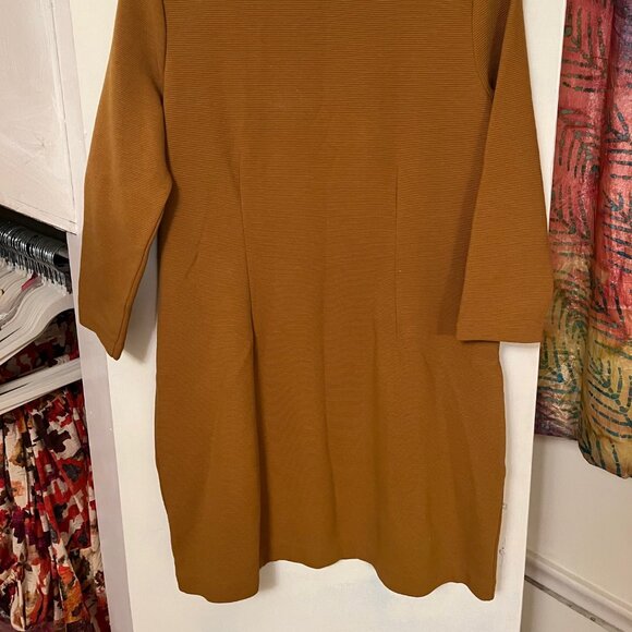 Boden Mustard and Navy Tunic Size 12 - Picture 4 of 4